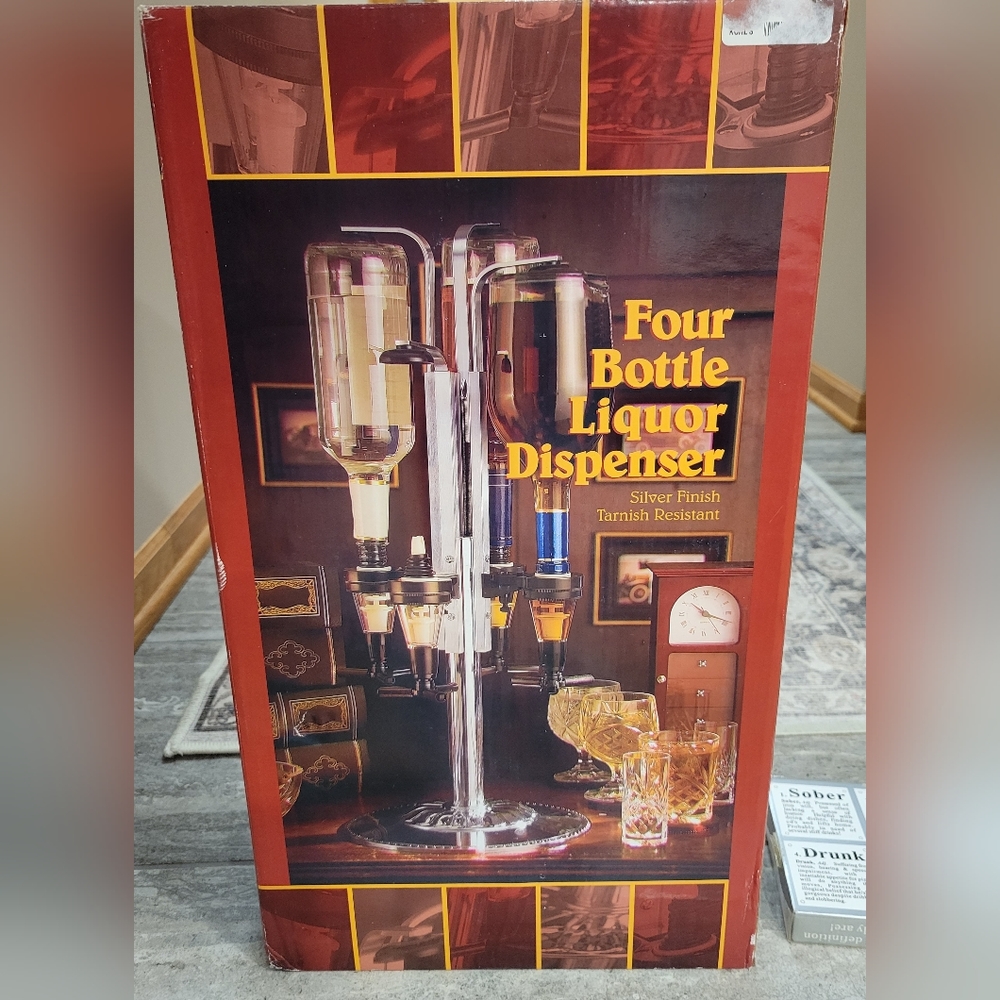 4 bottle liquor dispenser